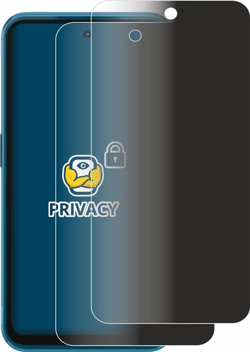 Actual product image BROTECT Anti-spy privacy film Blue light protection film (2 Piece, Nokia XR20)