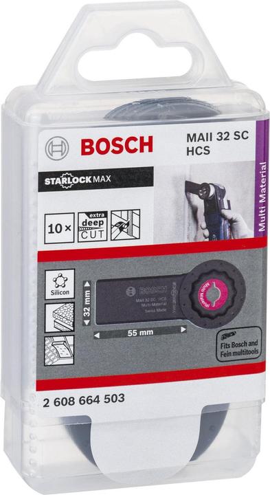 Immagine prodotto Bosch Professional Zubehör HCS Fresa per giunti universali MAII 32 SC, 55 x 32 mm, confezione da 10 pezzi