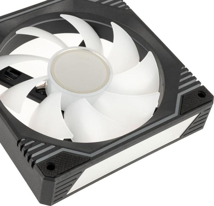 Actual product image Kolink Umbra X 120mm ARGB High Performance PWM Fan Triple Pack - Black (120 mm, 3 x)