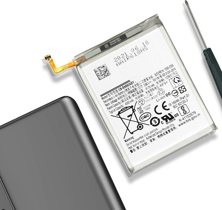 Actual product image Clappio 4300mAh replacement battery