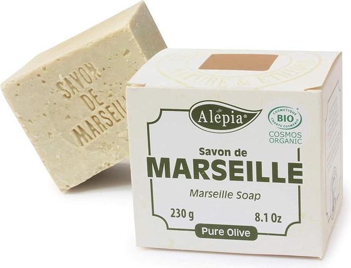 Alepia Marseille Seife in Olive Cubes Eco 200 G - (Handseifenspender)