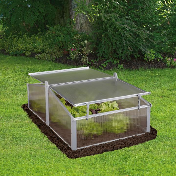 Actual product image Juwel Thermo cold frame EASY FIX 120/80 (for pallet frame raised beds 120x80 cm, rustproof aluminium