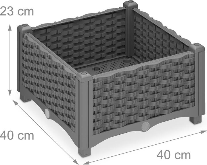 Actual product image Relaxdays Planter