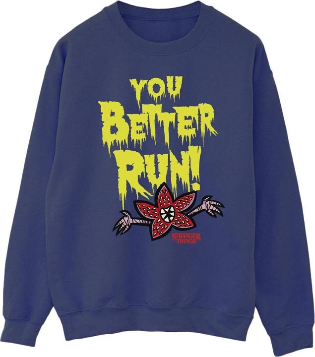Produktbild Netflix Stranger Things You Better Run Sweatshirt (S)