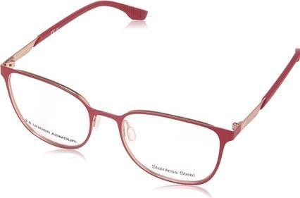 Actual product image Under Armour Women's Prescription Eyewear Frames 52 Matte Burgundy