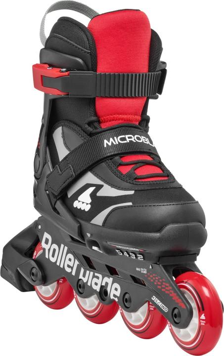 Immagine prodotto Rollerblade Inline-Skates Microblade Combo Schwarz/Rot, 33-36.5 (33, 36.5)