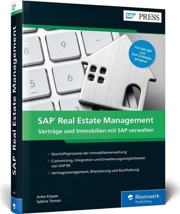 Image du produit SAP Real Estate Management (Allemand, Sabine Toman, 2018)