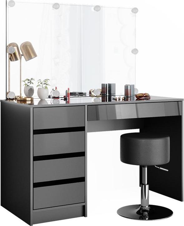 Image du produit Vicco Sherry avec tabouret et éclairage (55 x 75 x 120 cm)