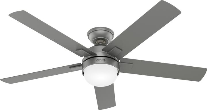 Produktbild Hunter Fans Deckenventilator Zeal Silber mit Licht & Fernbedienung (45.70 dB)