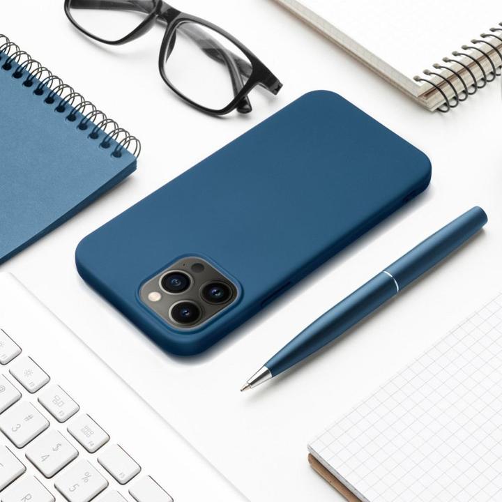 Image du produit Partner Telecom Back panel cover OEM SILICONE case for IPHONE 8 blue (Apple iPhone 8)