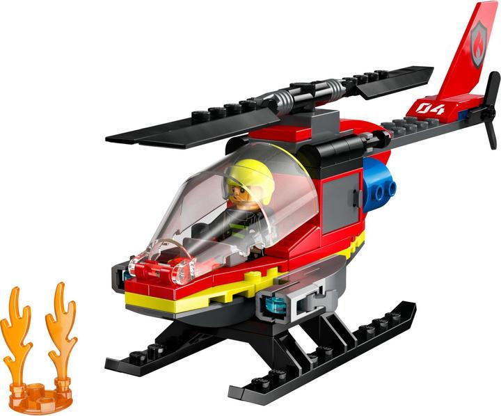 Produktbild LEGO Feuerwehrhubschrauber (60411, LEGO City)
