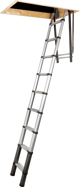 Batavia Teleskopische Dachbodenleiter (Teleskopleiter, 285 cm)