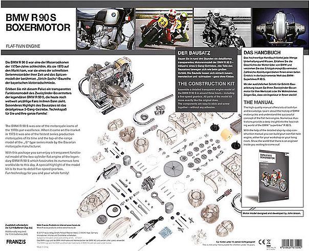 Actual product image Franzis BMW 90 Boxermotor