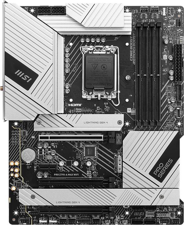 Actual product image MSI PRO Z790-A MAX Wifi (Z790,S1700,ATX,DDR5) (LGA 1700, Intel Z790, ATX)