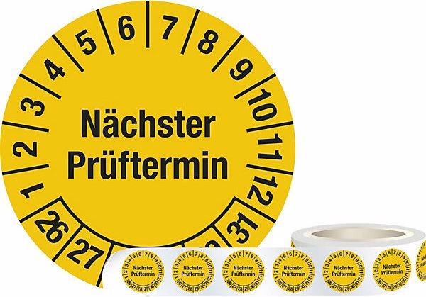 Produktbild Marahrens Prüfplakette (Nächster Prüftermin)