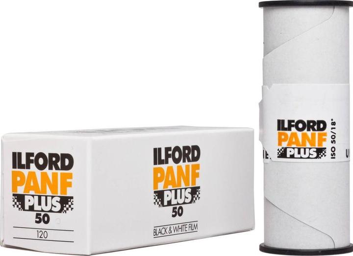 Actual product image Ilford Pan F plus 120