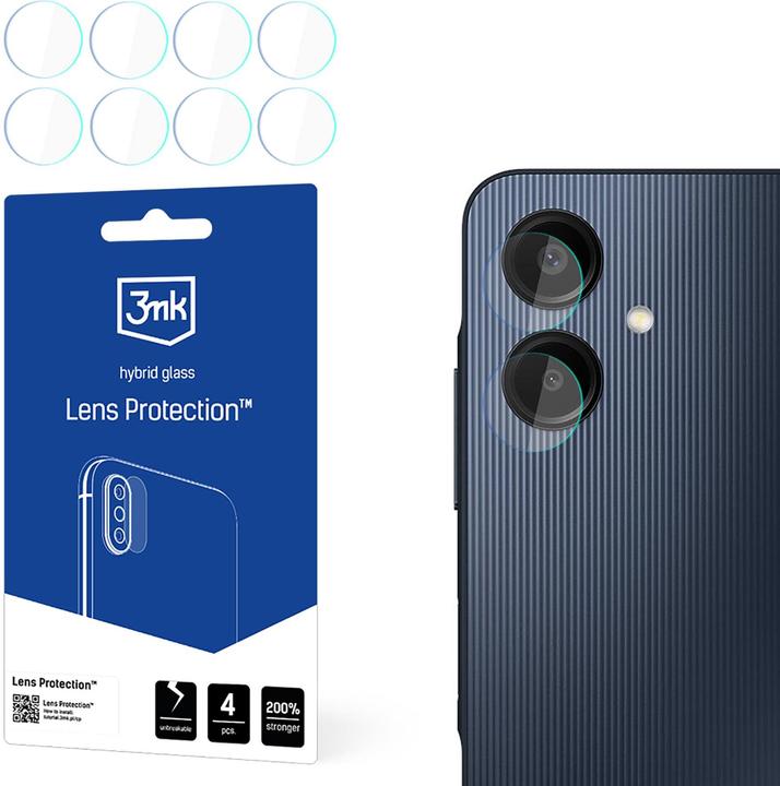 Productafbeelding 3MK Hybride glas voor cameralens Lensbescherming voor Samsung Galaxy A06 (Samsung Galaxy A06)