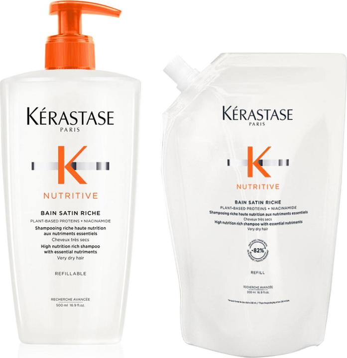 Nutritive Nachfüllset (1000 ml, Flüssiges Shampoo)