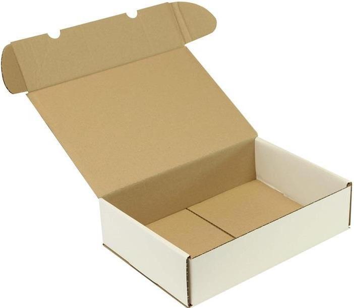 Produktbild Transpak Klappschachtel 1-wellig Masse 300x215x77mm A4 Qualität 1.20 B weiss weiss (50 x)