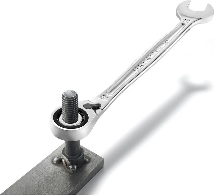 Image du produit Facom Clé à cliquet 34 mm à fourche et anneau, longueur 455 mm