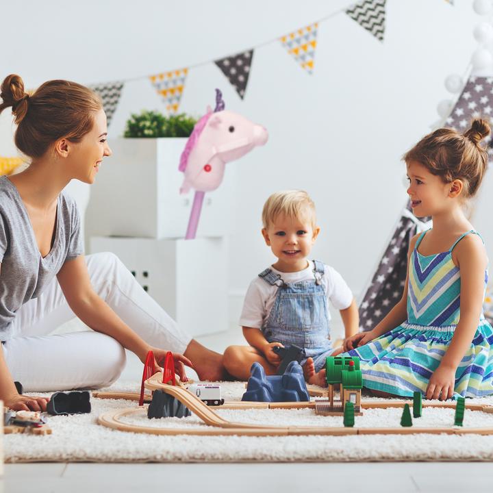 Produktbild Relaxdays Steckenpferd Einhorn