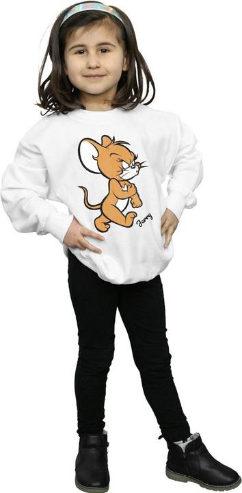 Actual product image Tom & Jerry Girls Angry Mouse Cotton Sweatshirt (152)