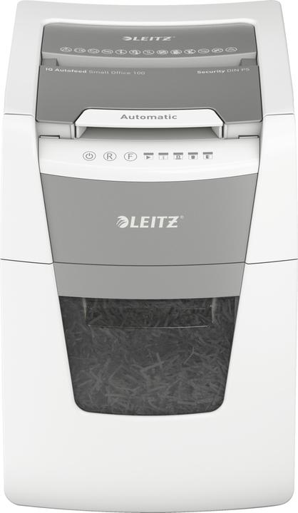 Produktbild Leitz Aktenvernichter IQ Autofeed Small Office 100 Mikroschnitt 2 x 15 mm 34 l Blattanzahl (max.): Sich (Microschnitt)