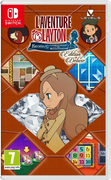 Immagine prodotto Nintendo Il Viaggio nel Mistero di Layton: Katrielle e il Complotto dei Milionari (Edizione Deluxe) (Switch, Switch Lite, Switch OLED, DE, FR, IT, EN)