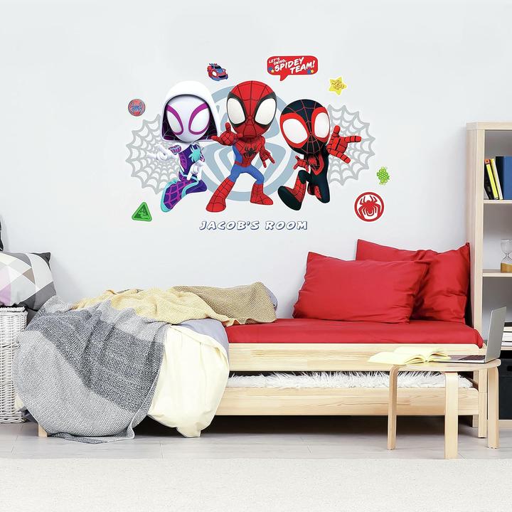 Actual product image Roommates Spiderman Wandaufkleber
