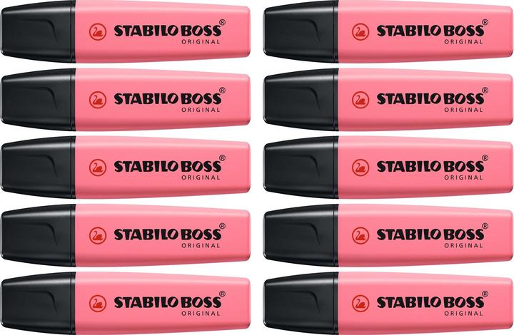 Produktbild STABILO Leuchtmarker Boss Original (Kirsche, 5 mm, 10 x)