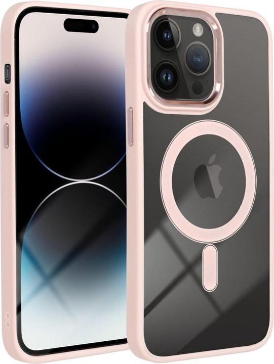 Produktbild OEM Back panel cover COLOR EDGE MAG COVER case compatible with MagSafe for IPHONE 15 Pro pink (Apple iPhone 15 Pro)