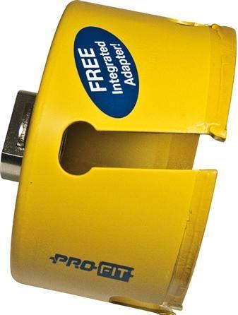 Produktbild Pro-Fit Lochsäge Multipurpose Sägen-Ø 125 mm Schnitttiefe 52 mm HSS Schaftausführung 6-kant (125 Millimeter)
