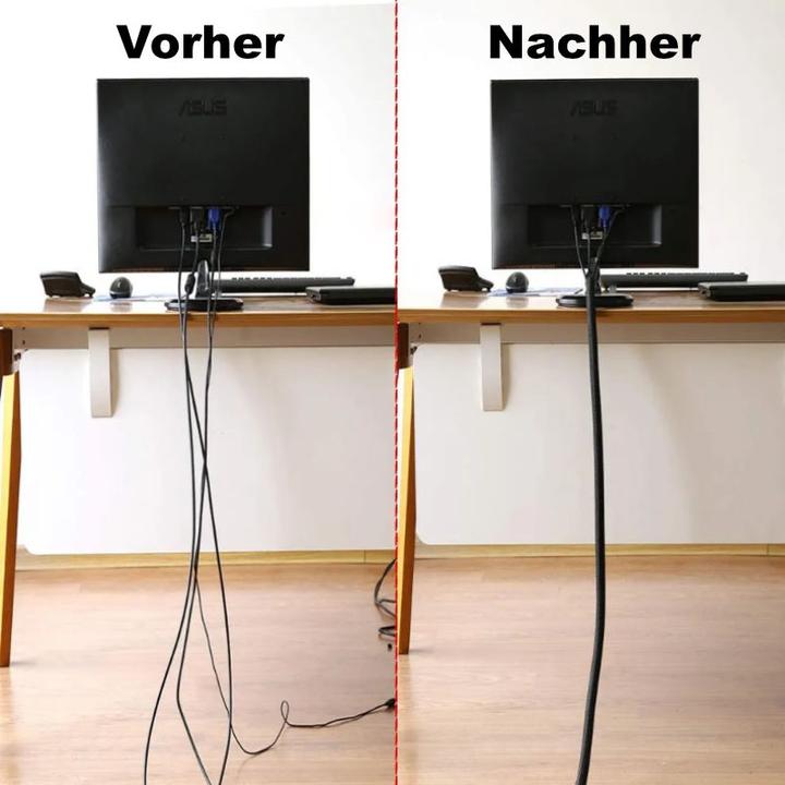 Produktbild Hermex Schlauch zur Kabelführung Kabelmantel Kabelgewebeschlauch Kabelhülle (Kabelschlauch, 1000 cm)