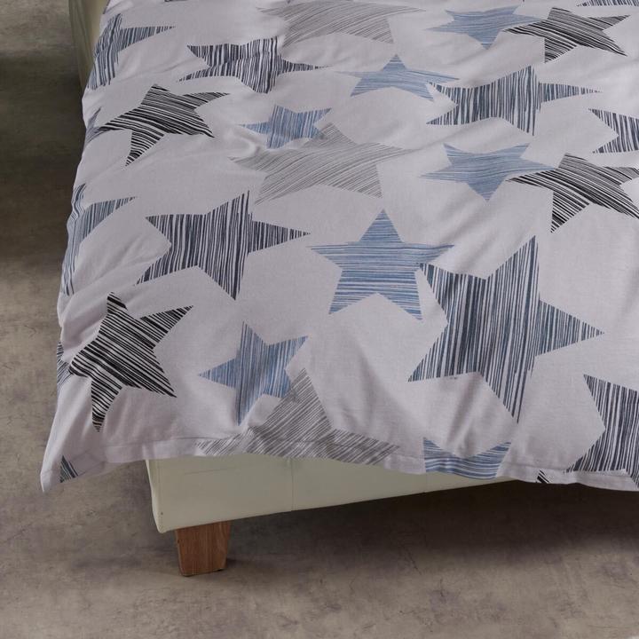 Produktbild Traumschlaf Sterne blau (Bettwäsche Set, 200 x 220 cm)