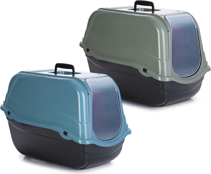 Actual product image Beeztees Cat litter box Romeo Eco (Cat litter tray open)