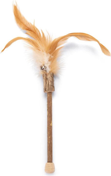 Actual product image Beeztees Matatabi cat toy with feathers