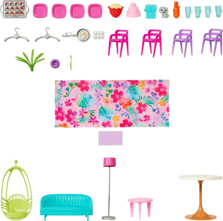 Actual product image Barbie Malibu House Playset