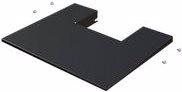 Actual product image Mounting component (front storage table)