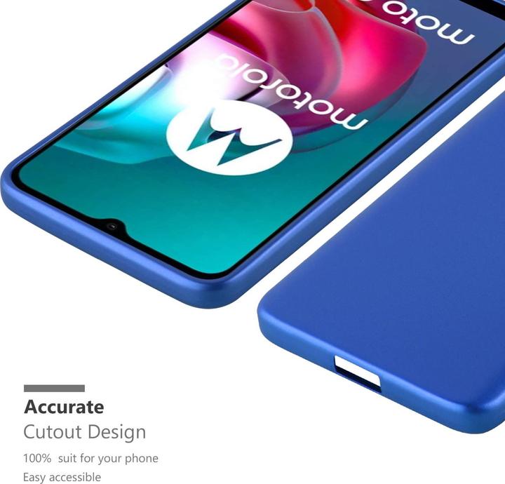 Image du produit Cadorabo TPU Matt Metallic Cover (Motorola Moto G10, Motorola Moto G30)