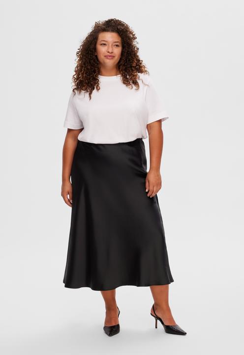 Actual product image Selected Femme Satin Midi Skirt (40)