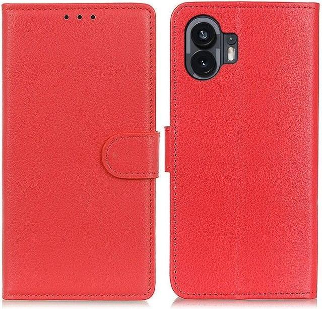 Actual product image MU Classic Litchi Leather Bookcover Series (Nothing Phone (2))