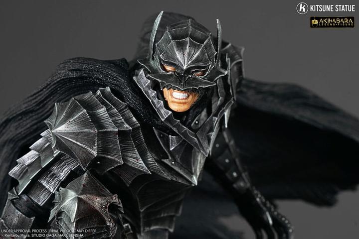 Actual product image Kitsune Statue Berserk Akihabara Legend Figure PVC Statue 1/8 Guts (Berserk Armour) 26 cm