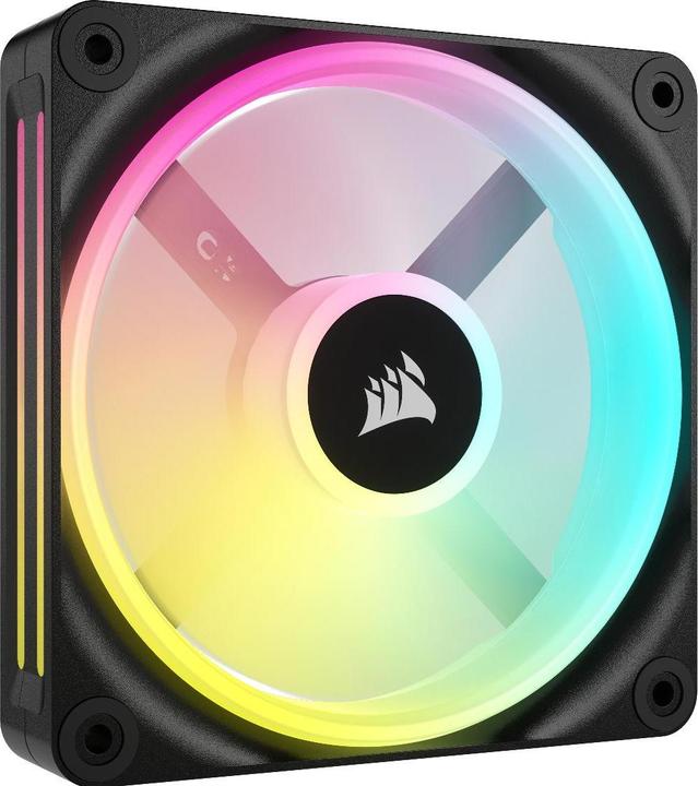 Corsair iCUE LINK QX120 RGB 120 mm PWM fan (black, expansion kit) (120 mm, 1 x)
