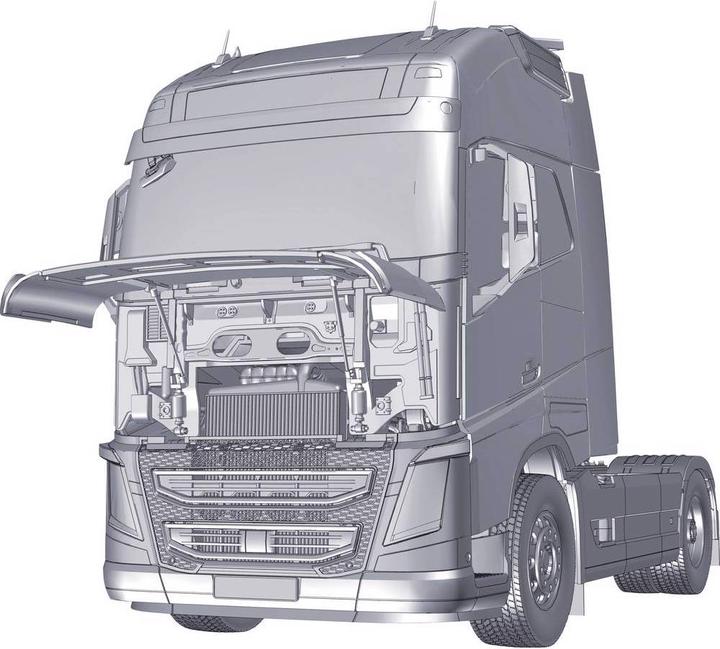 Actual product image Italeri 1:24 Volvo FH4 Globetrotter XL