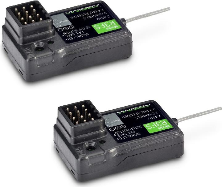 Produktbild Absima 2-Kanal Fernsteuerung CR2S.V2 2.4GHz inkl. 2 Empfänger
