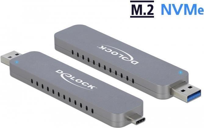 Image du produit Delock Coffret externe USB-A/C - NVME M.2 SSD (M.2)