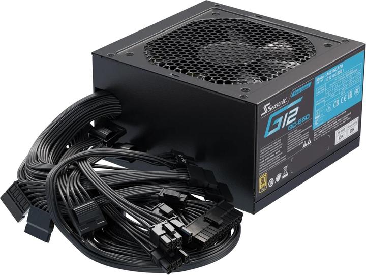 Actual product image Seasonic G12 GC-650 NEW 650W ATX3.0 (650 W)