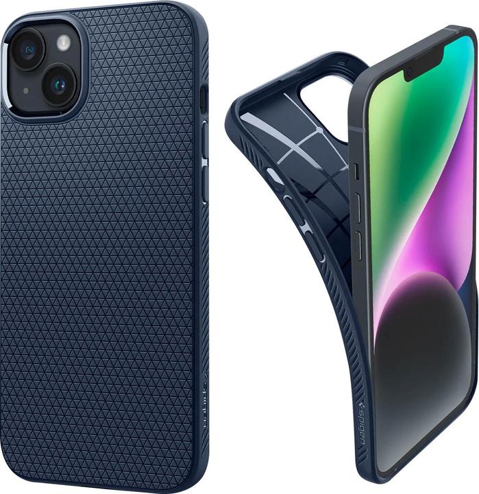 Immagine prodotto Spigen Liquid Air per iPhone 14 blu navy (Apple iPhone 14)