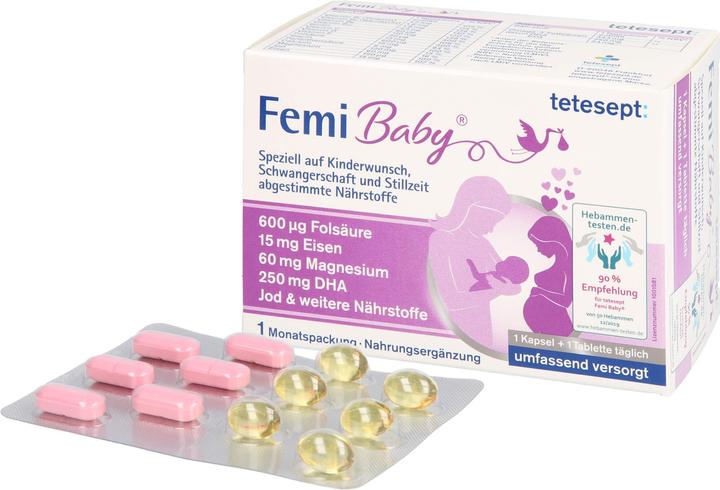 Actual product image Tetesept Femi Baby (60 Piece, Capsules, Pills, 61.80 g)