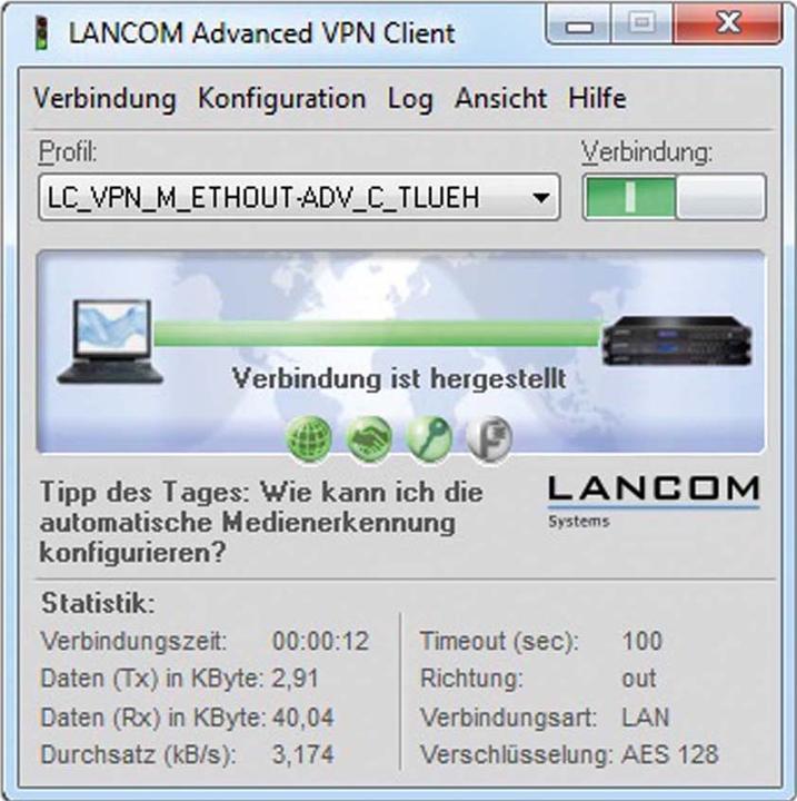 Actual product image Lancom Systems Advanced VPN Client License (1 Devices)